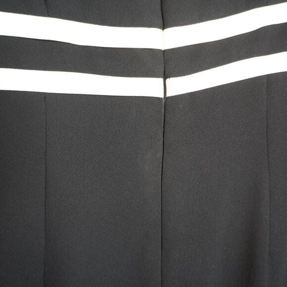 Barrie Pace Women Black V Neck Midsleeve Bow Tie Formal Or Casual Dress Size 4P - Picture 5 of 6